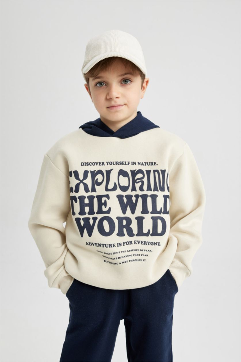 BOYS & TEENS Sand Boy Hooded Sweatshirt Sweatpants 2 Piece Set