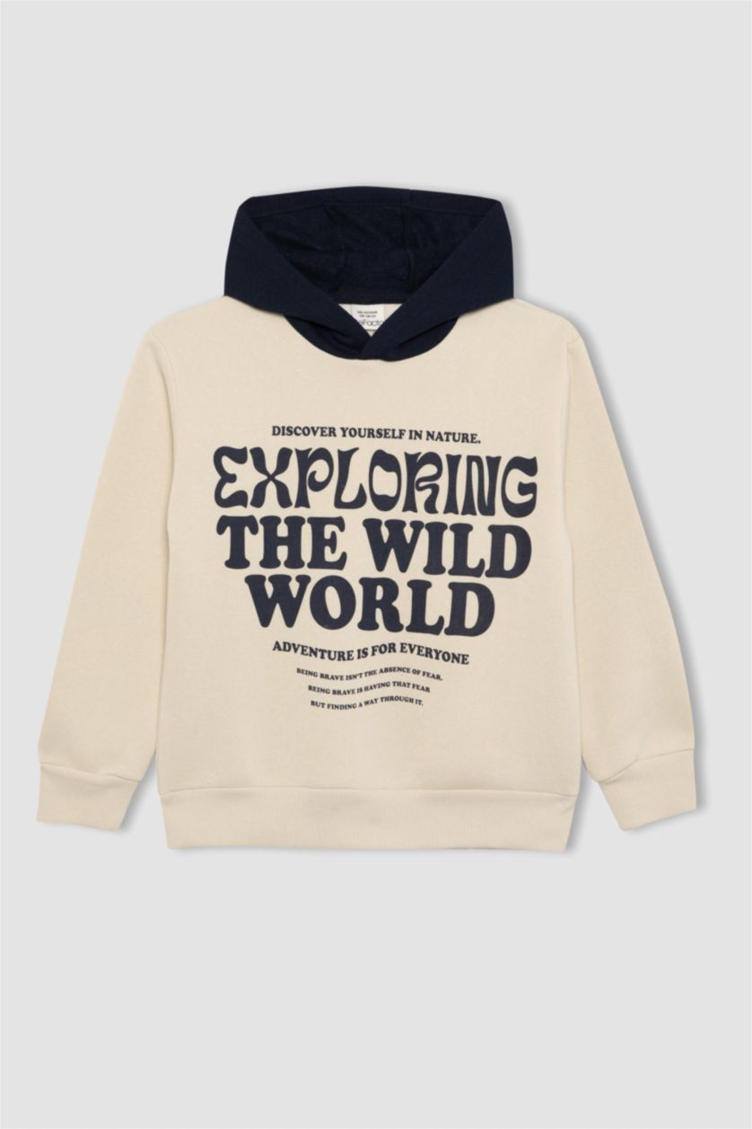 BOYS & TEENS Sand Boy Hooded Sweatshirt Sweatpants 2 Piece Set