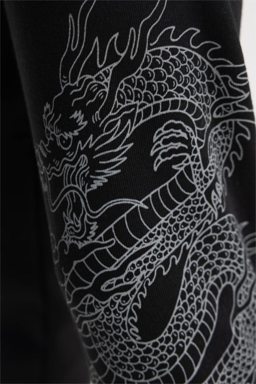 أولادي أسود بنطلون سويت بانتس اولادي تقيل قصة عادية بأستك من تحت