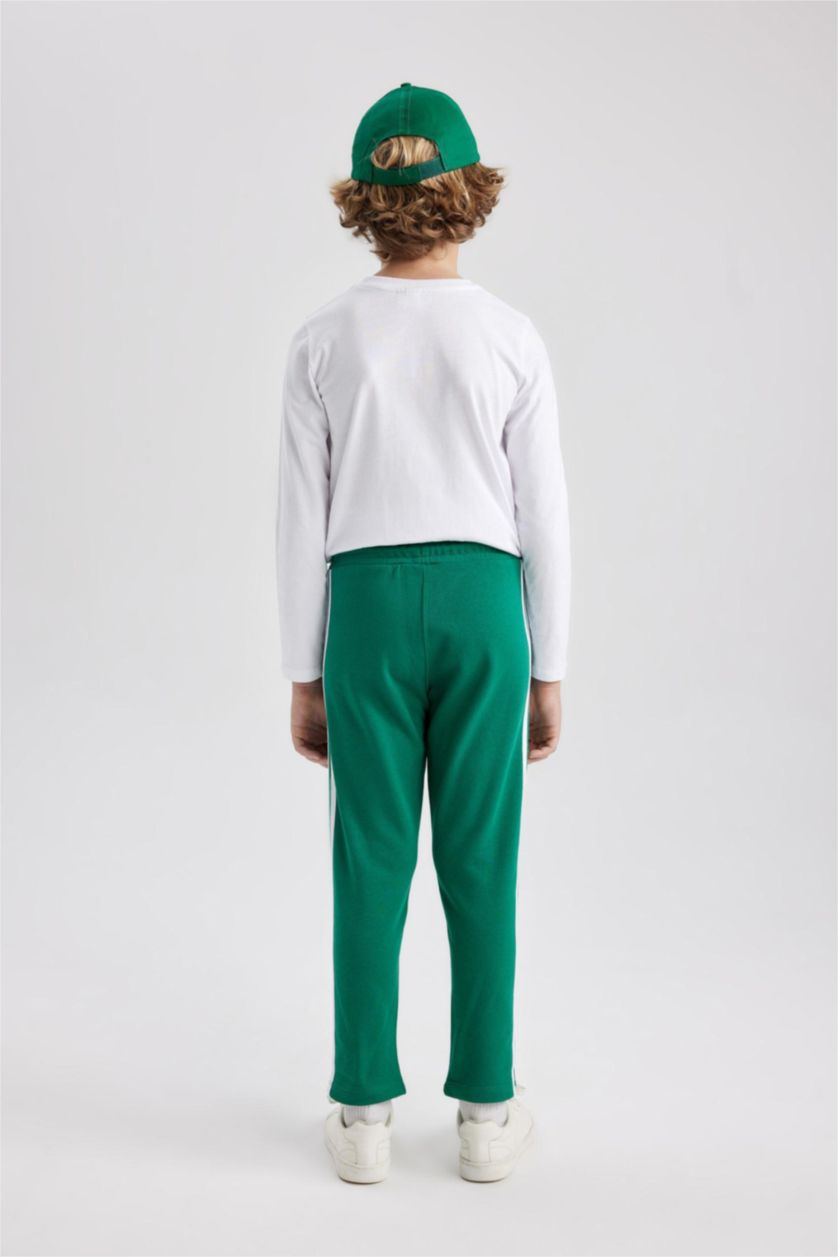 أولادي أخضر بنطلون سويت بانتس اولادي تقيل قصة عادية