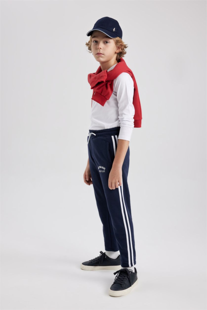 BOYS & TEENS NAVY Boy Regular Fit Thick Sweatpants