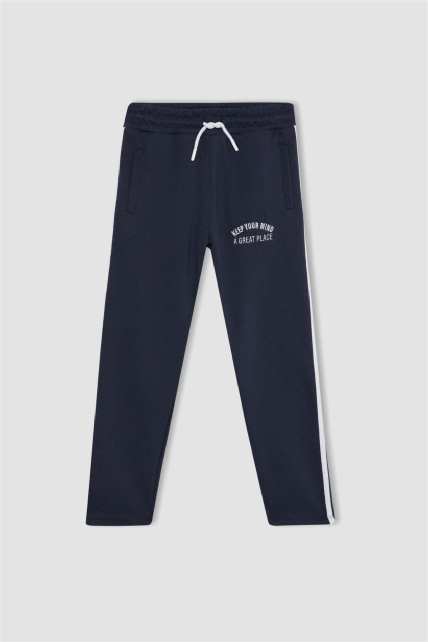 BOYS & TEENS NAVY Boy Regular Fit Thick Sweatpants