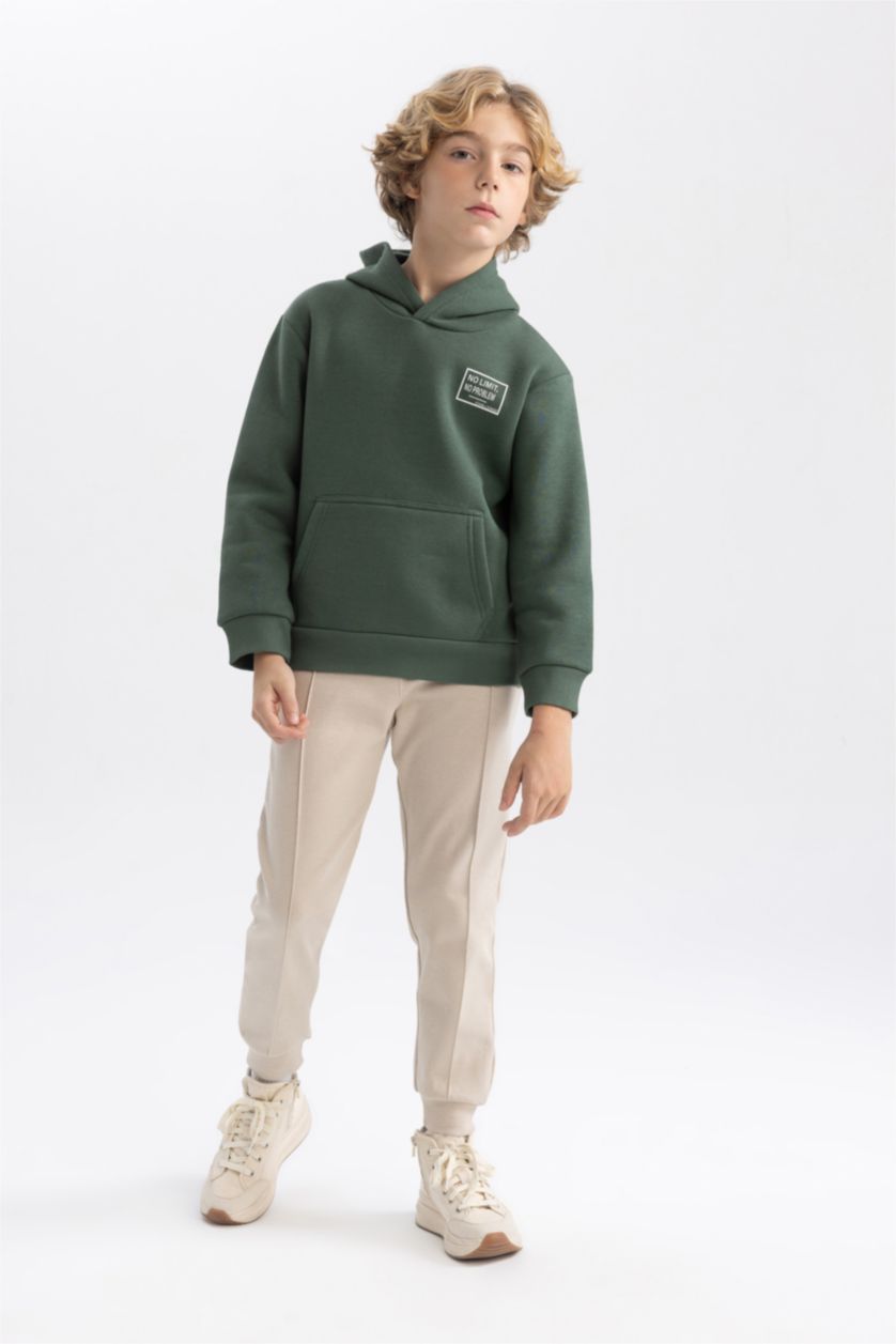 أولادي اللون الحجري بنطلون سويت بانتس اولادي قصة عادية بيج حجري