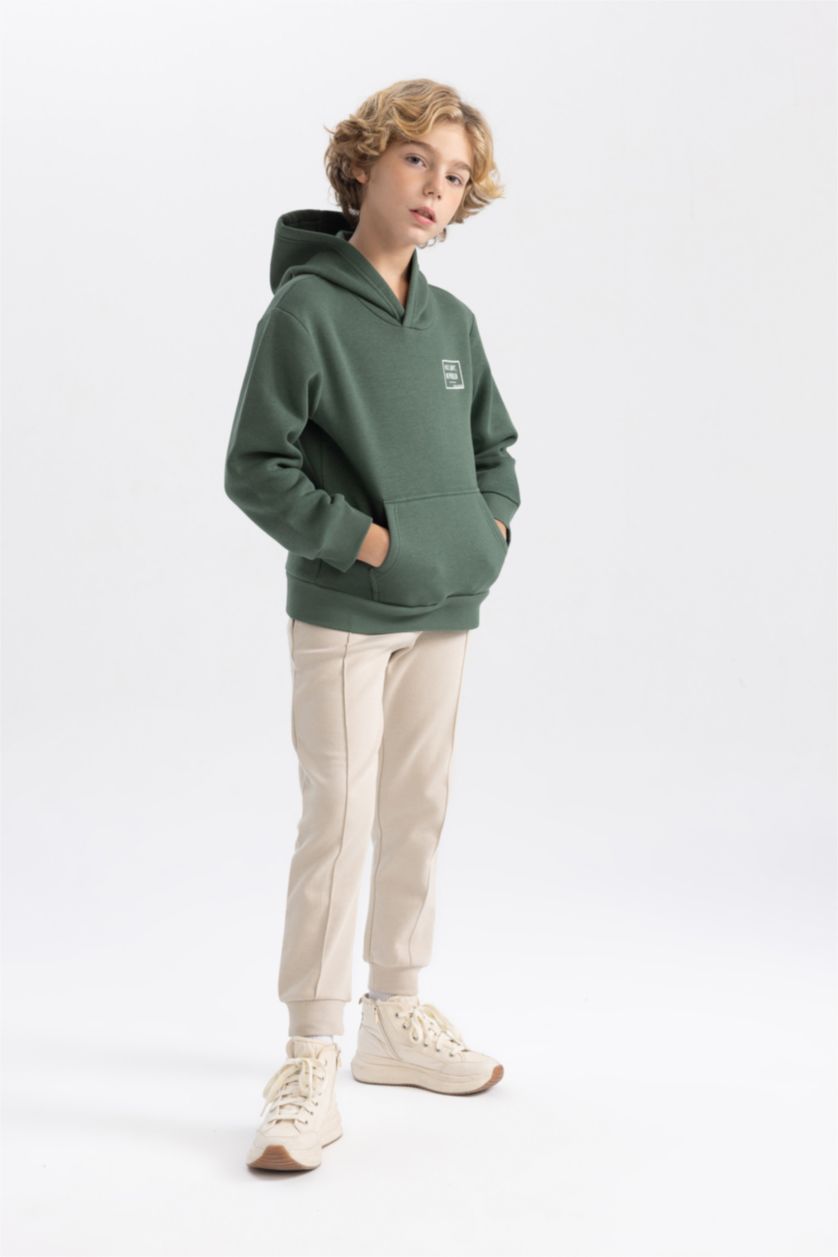 أولادي اللون الحجري بنطلون سويت بانتس اولادي قصة عادية بيج حجري