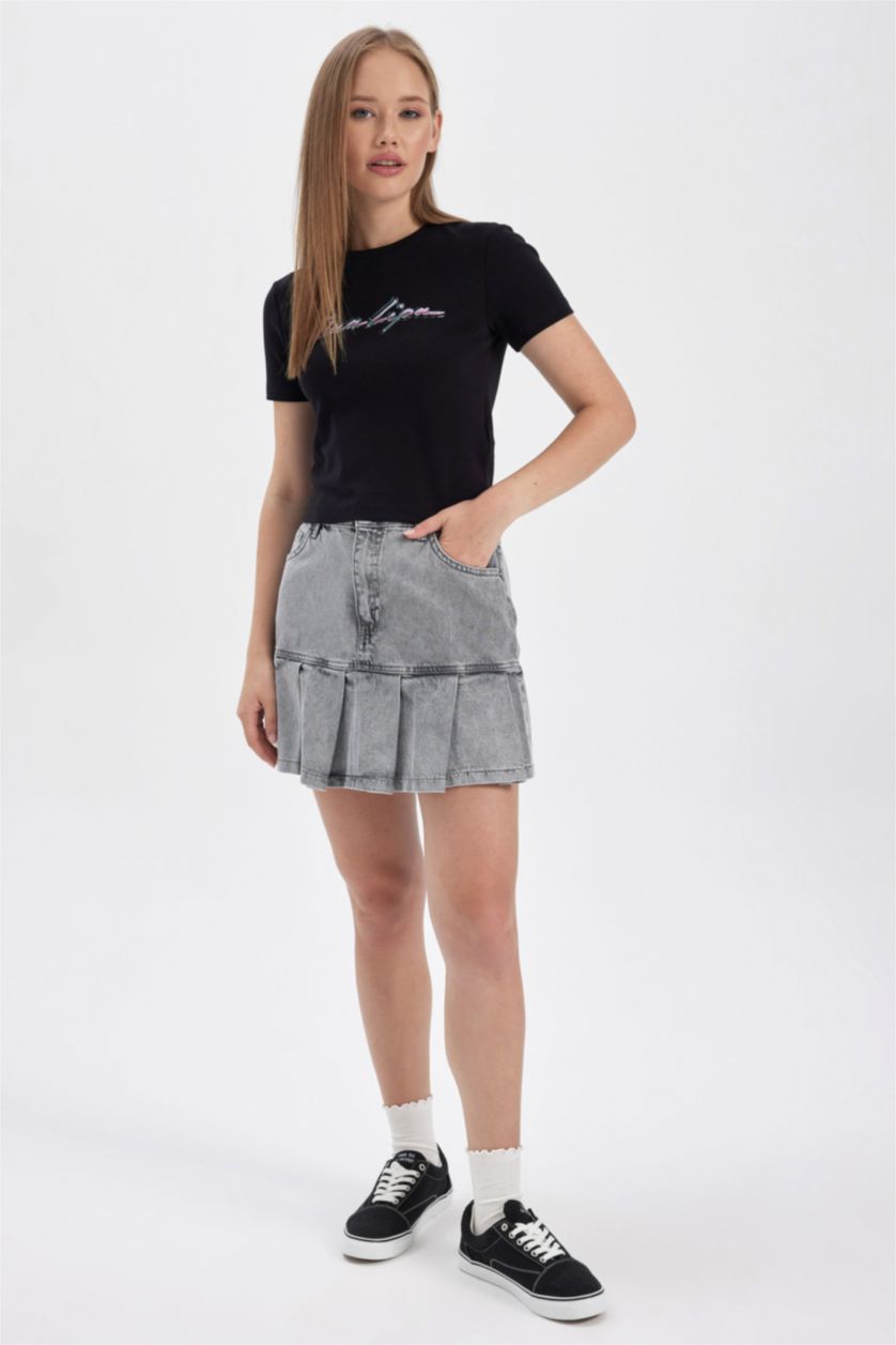 Женская Черный Футболка с принтом Dua Lipa, Coool