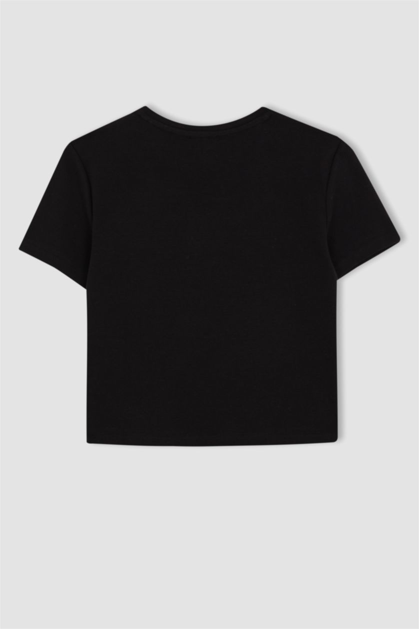 Женская Черный Футболка с принтом Dua Lipa, Coool