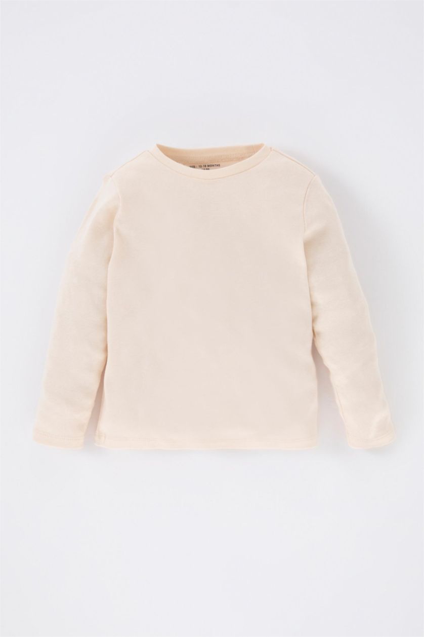 BABY GIRL Light Brown Baby Girl T-Shirt Salopet Dress Pantyhose 3 Piece Set