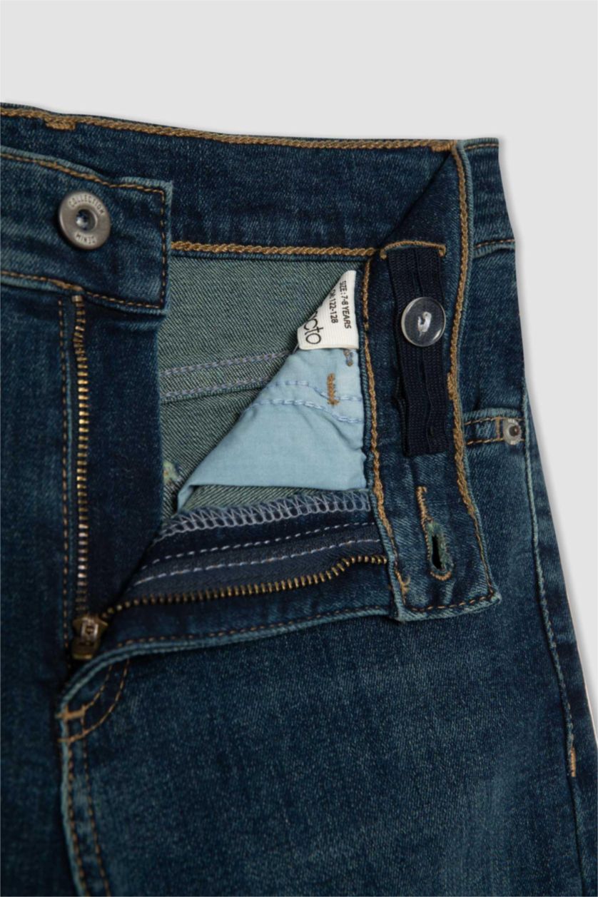 Мальчики и подростки Темно-зеленый Джинсы для мальчиков