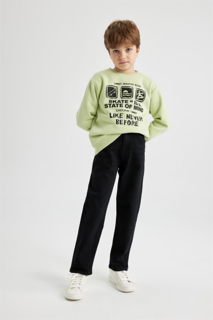 BOYS & TEENS Black Boy Baggy Jeans