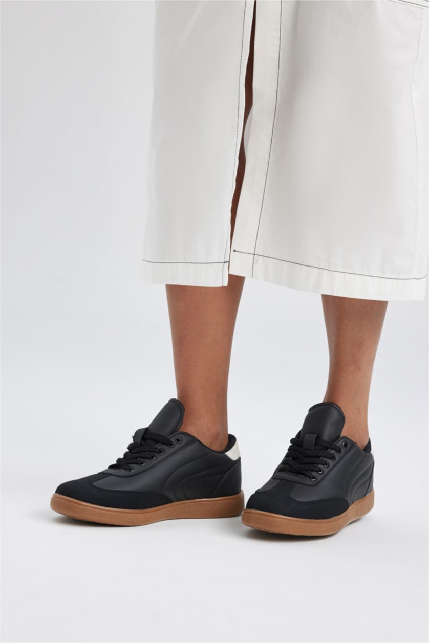 FEMME Noir Baskets PU