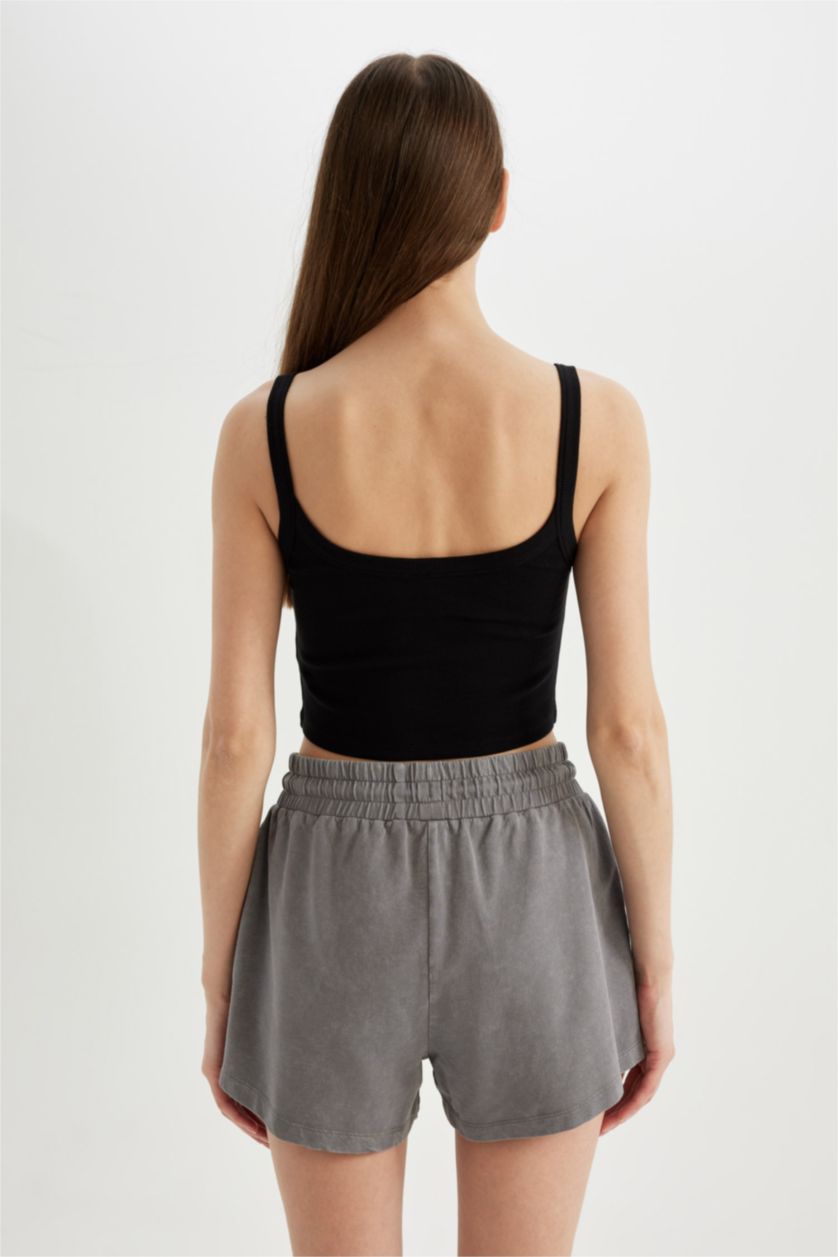 نساء أسود فانيلة مضلع قصة عادية من Fall in Love