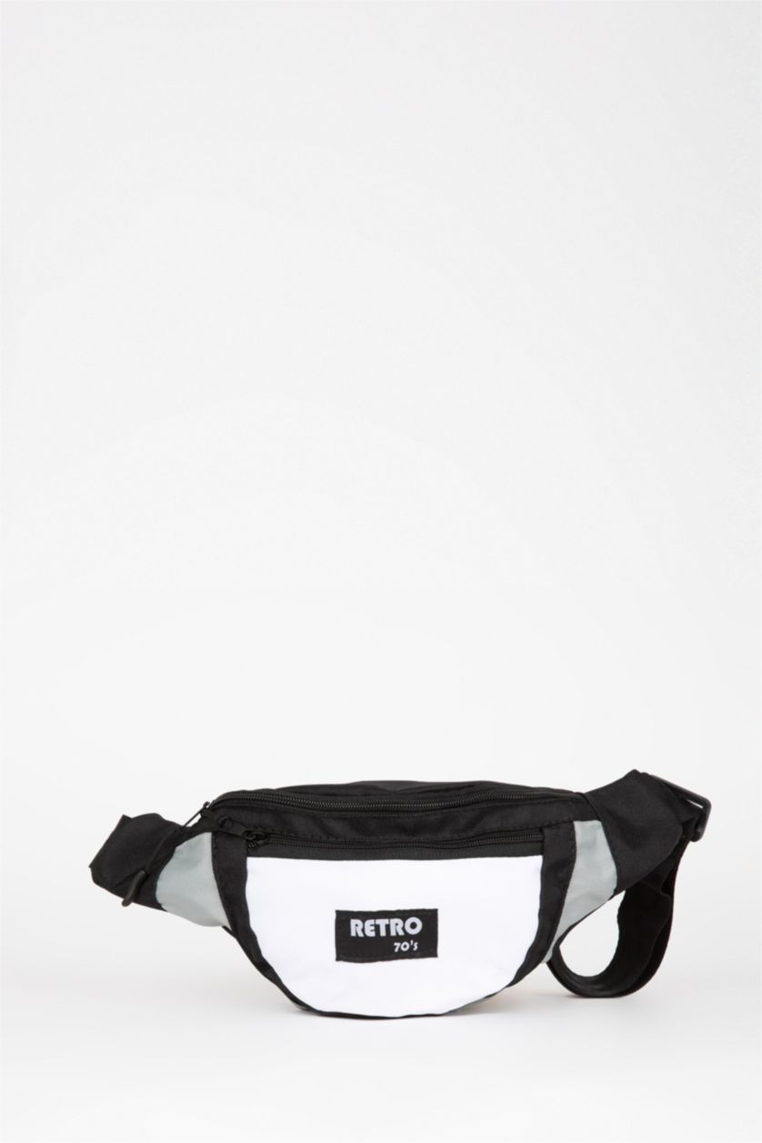 MAN Black Waist Bag