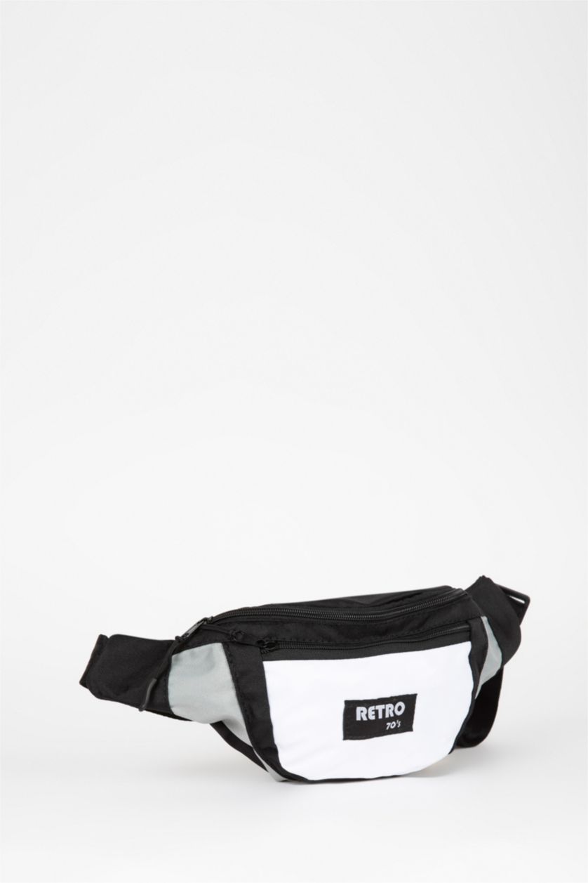MAN Black Waist Bag
