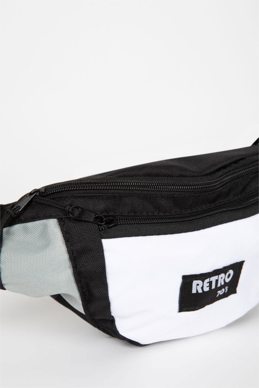 MAN Black Waist Bag