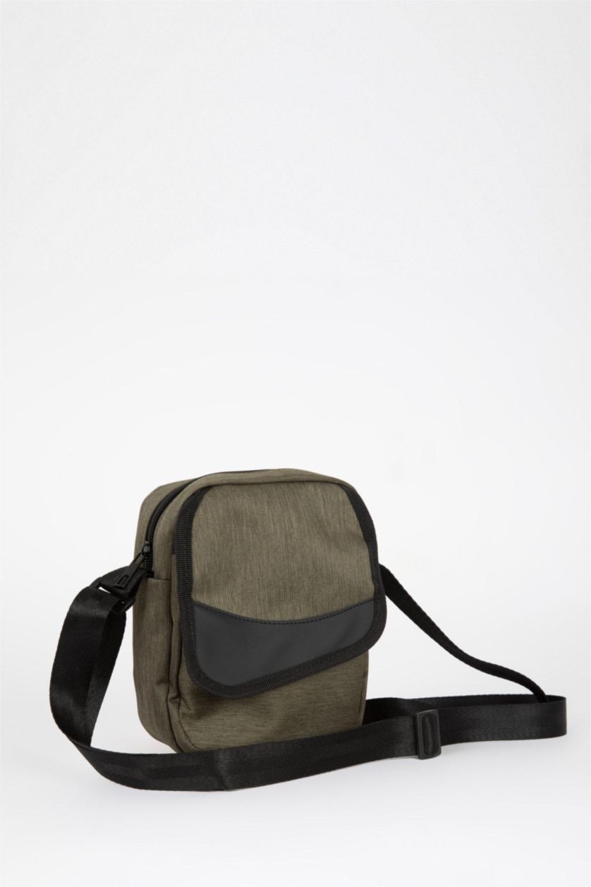 رجال كاكي Crossbody Bag