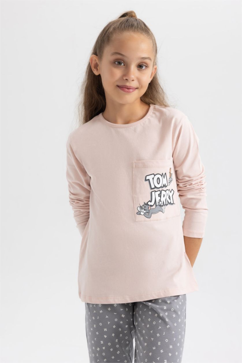 GIRLS & TEENS Rose Girl Tom & Jerry  Pajama Set