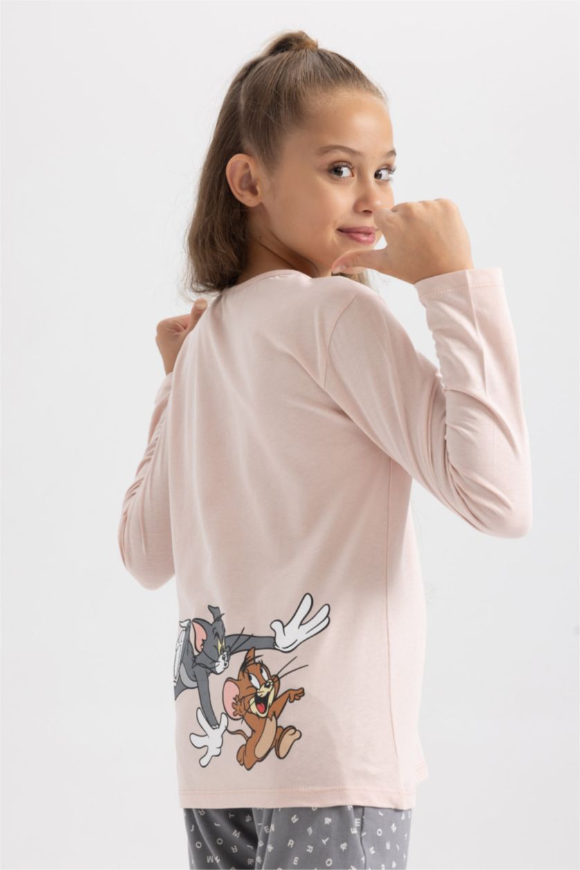GIRLS & TEENS Rose Girl Tom & Jerry  Pajama Set