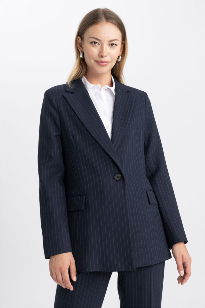 WOMAN NAVY Loose Fit Blazer