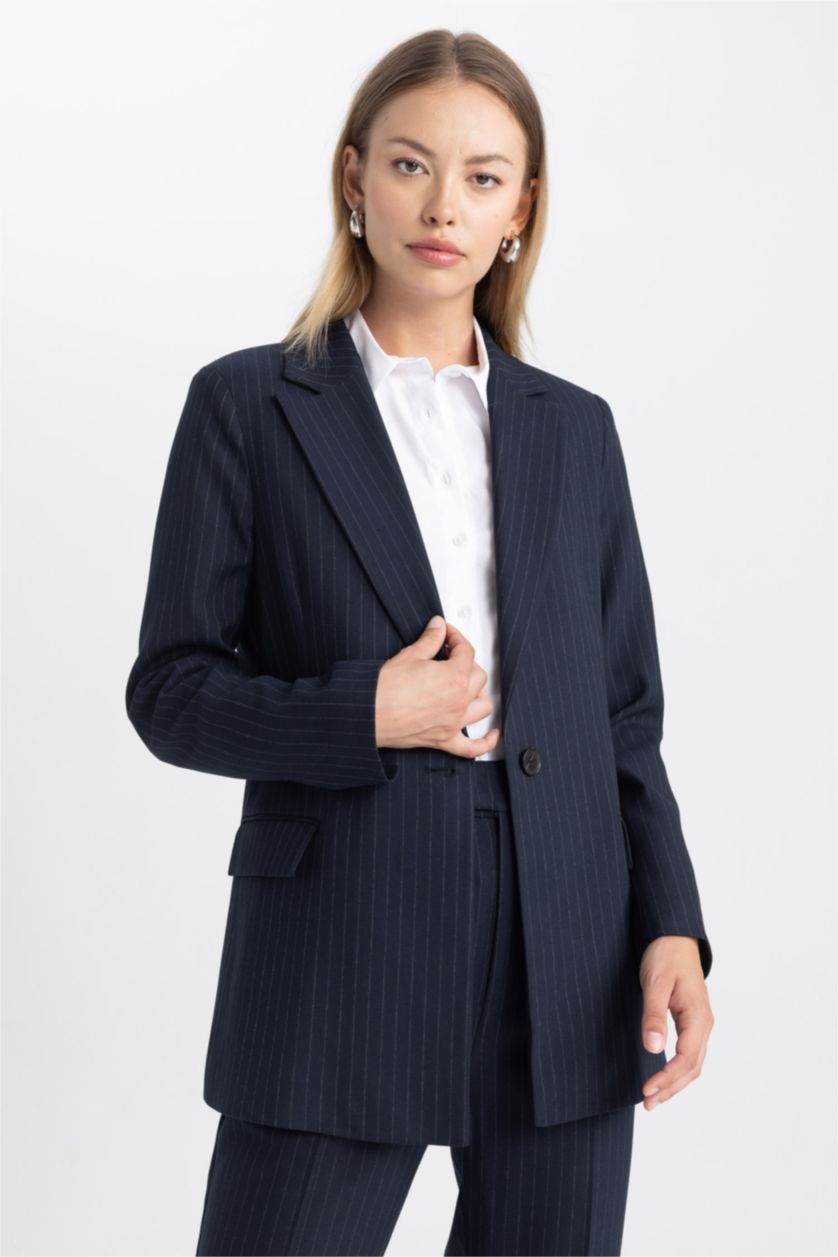 WOMAN NAVY Loose Fit Blazer