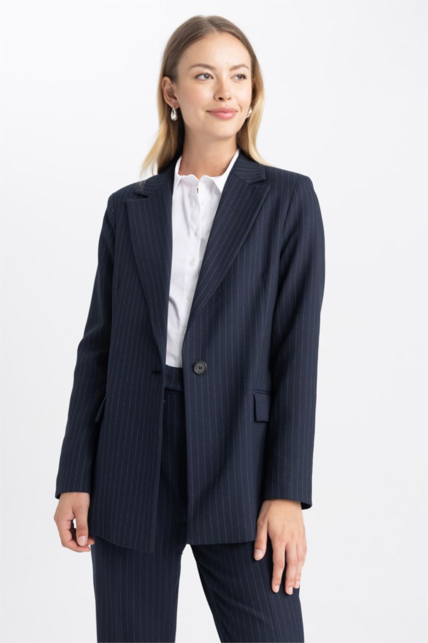 WOMAN NAVY Loose Fit Blazer