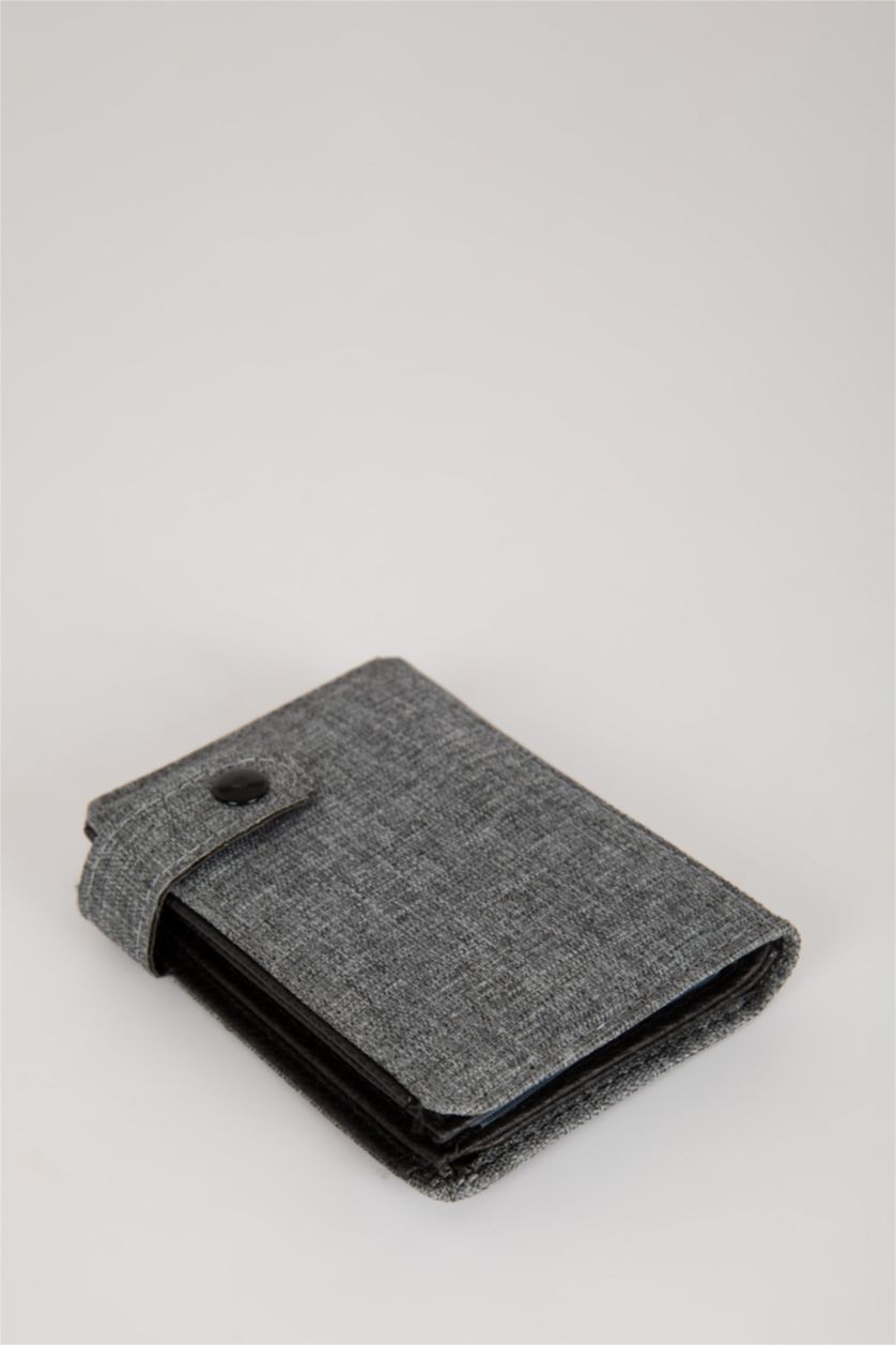 Erkek Gri Melanj Erkek Cüzdan