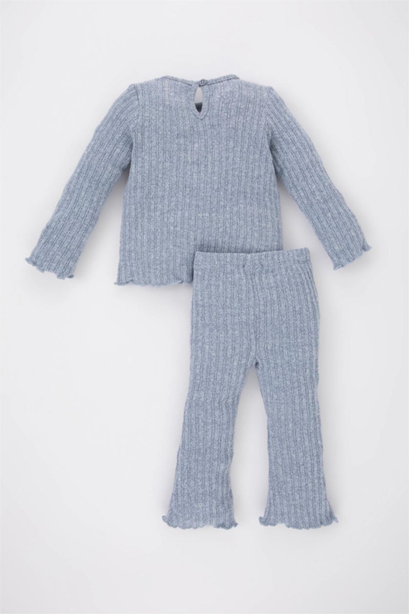 BABY GIRL Light Indigo Baby Girl Camisole T-Shirt Top Bottom 2 Piece Set