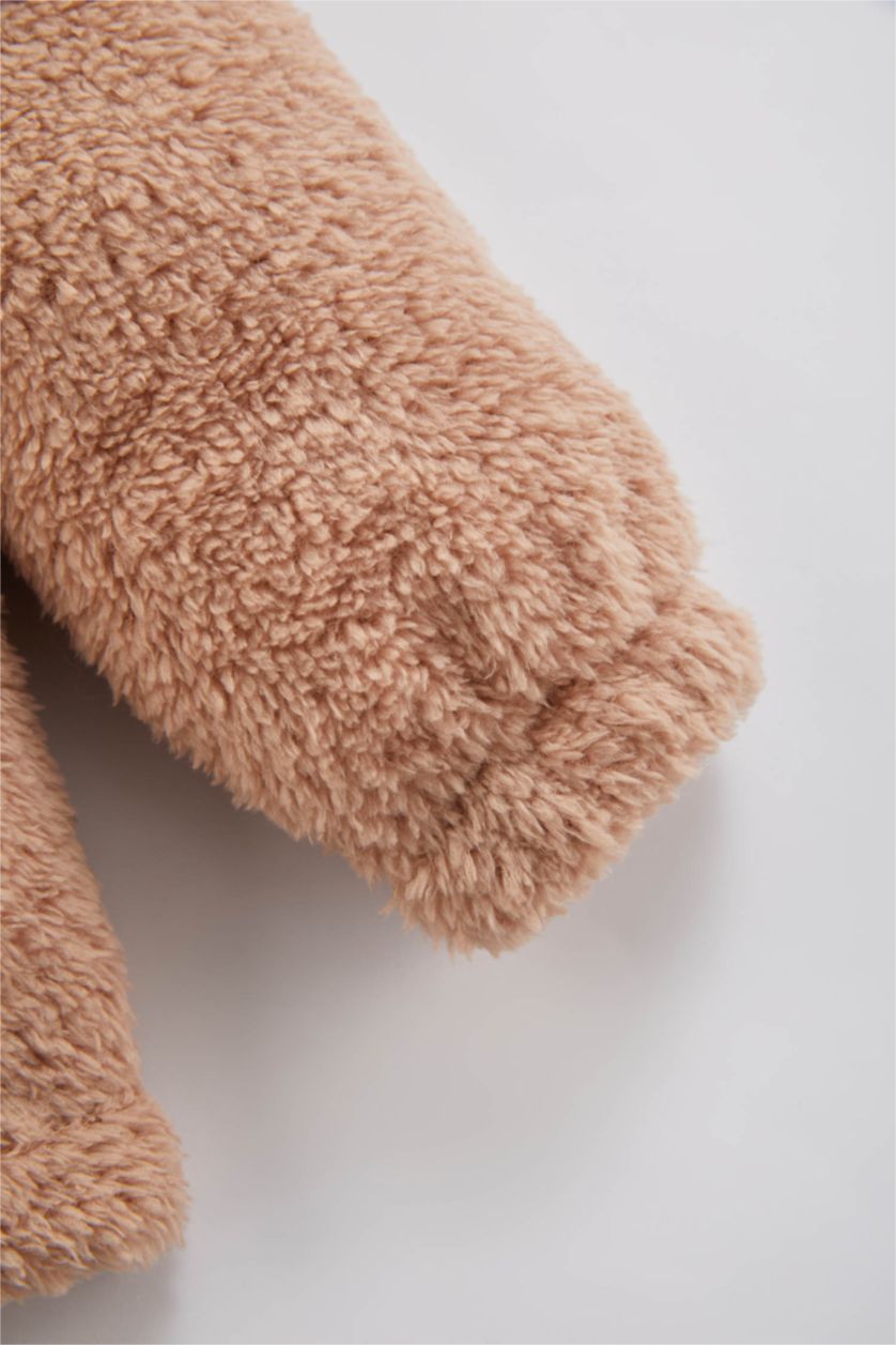 طفلة صغيرة بيج سيت بناتي قطيفة سويت شيرت وسويت بانتس - قطعتين