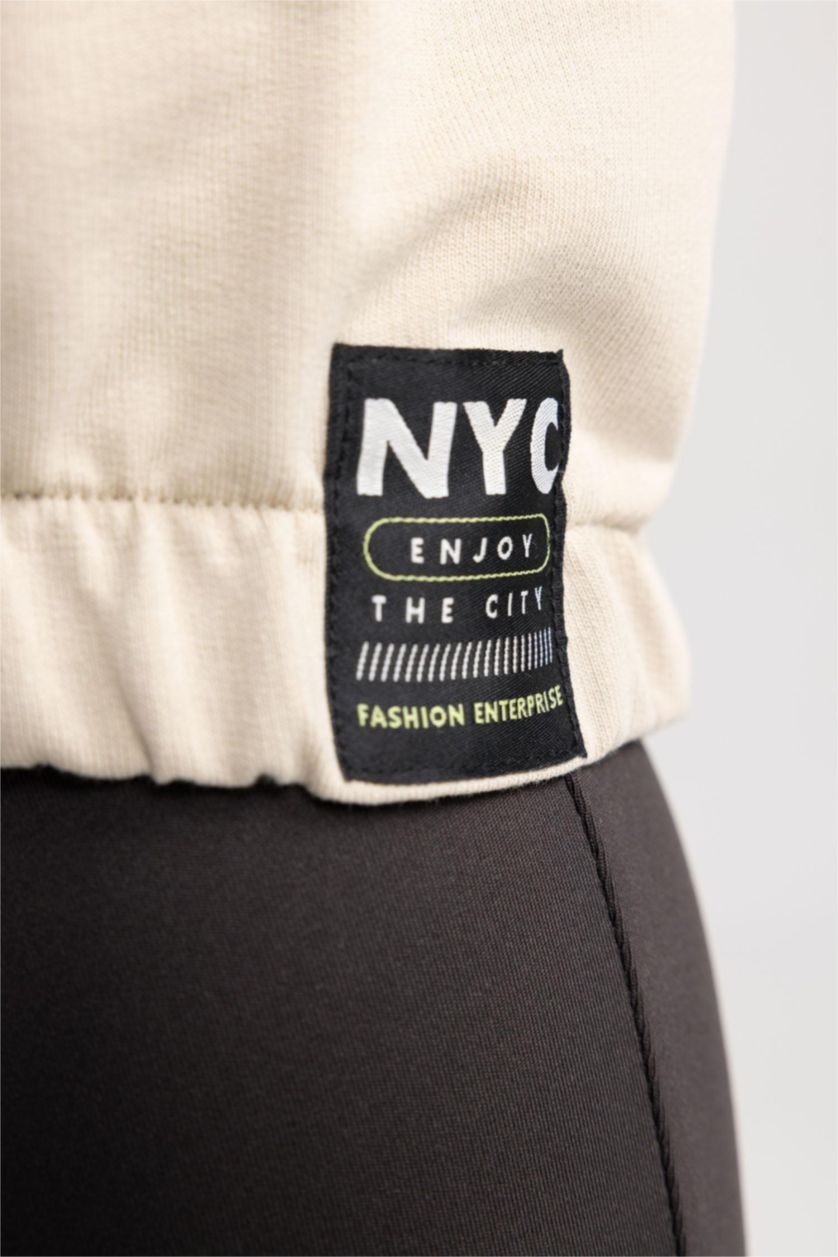 Девочки и подростки Бежевый Кардиган с капюшоном для девочек