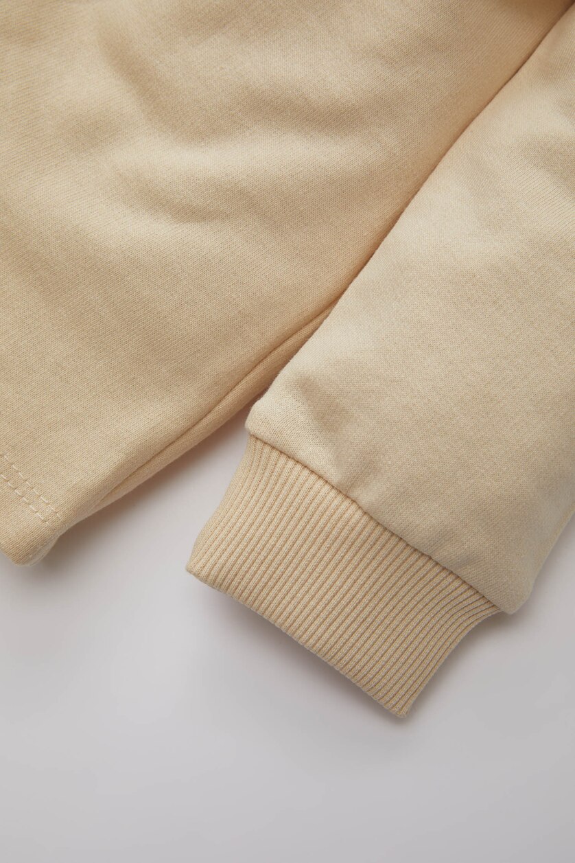 Erkek Bebek Açık Taş Erkek Bebek Baskılı Sweatshirt Pantolon 2'li Takım