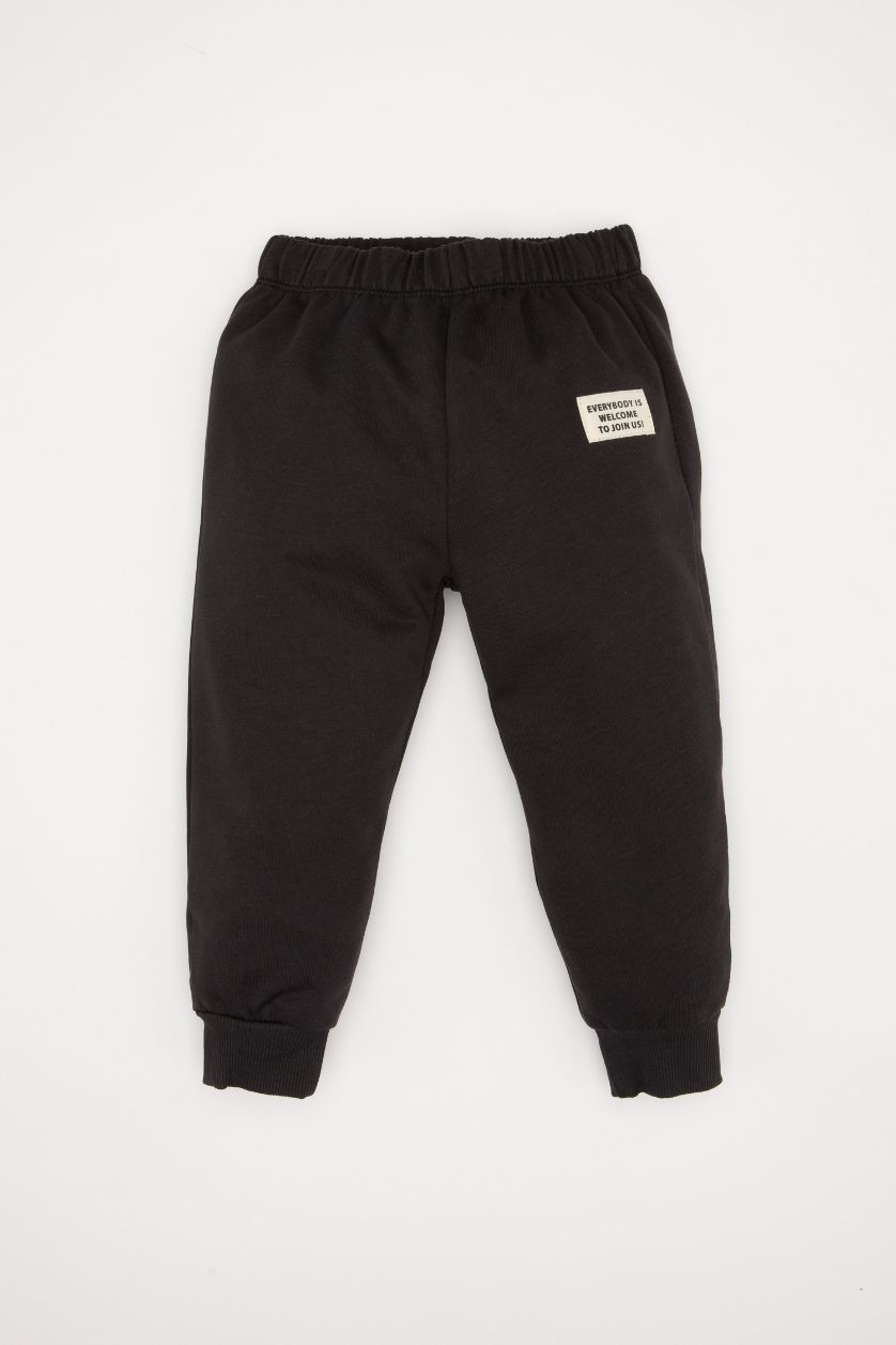 BÉBÉ GARÇON Vert Ensemble de Sweat-shirt à col rond imprimé et Jogging à taille élastique de Bébé Garçon