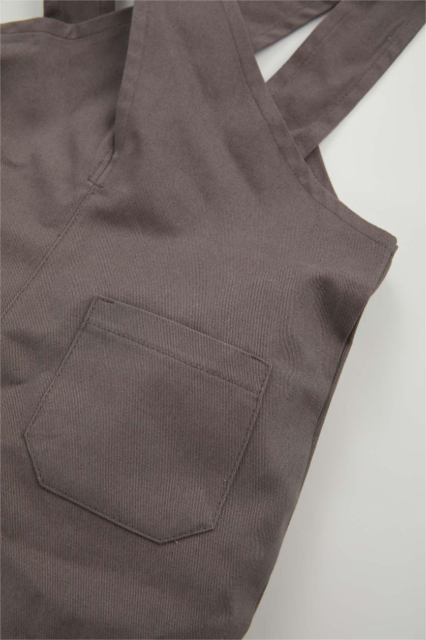 طفل صغير حجري فاتح طقم بيبي اولادي سالوبيت وتيشيرت قصة عادية - قطعتين