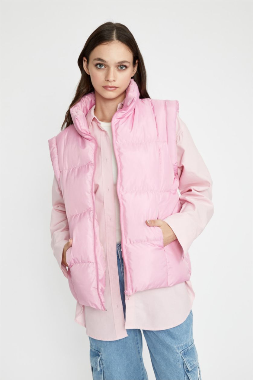 WOMAN Light Pink Waterproof Vest