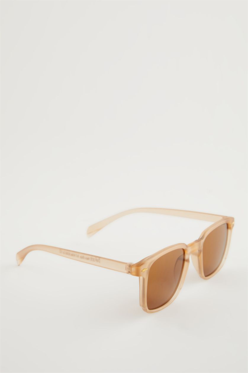 Erkek Bej Erkek Oval Güneş Gözlüğü