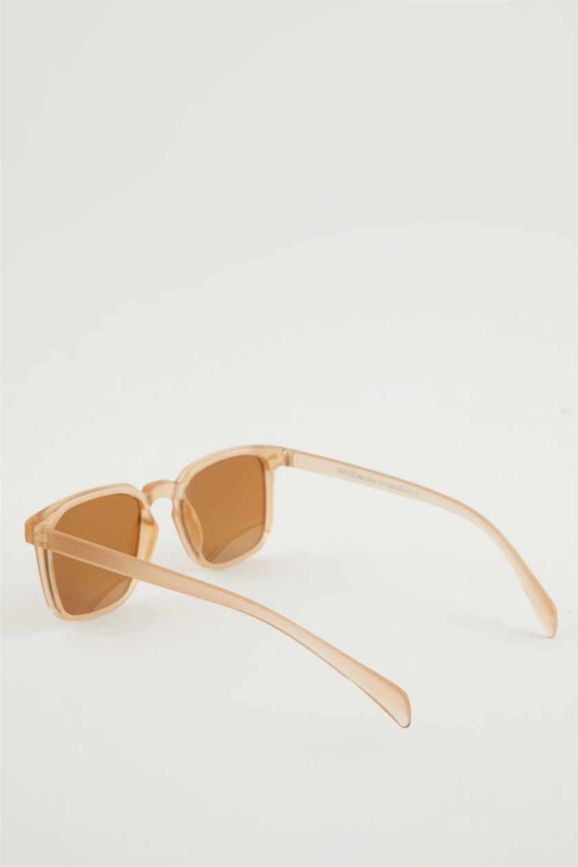 Erkek Bej Erkek Oval Güneş Gözlüğü
