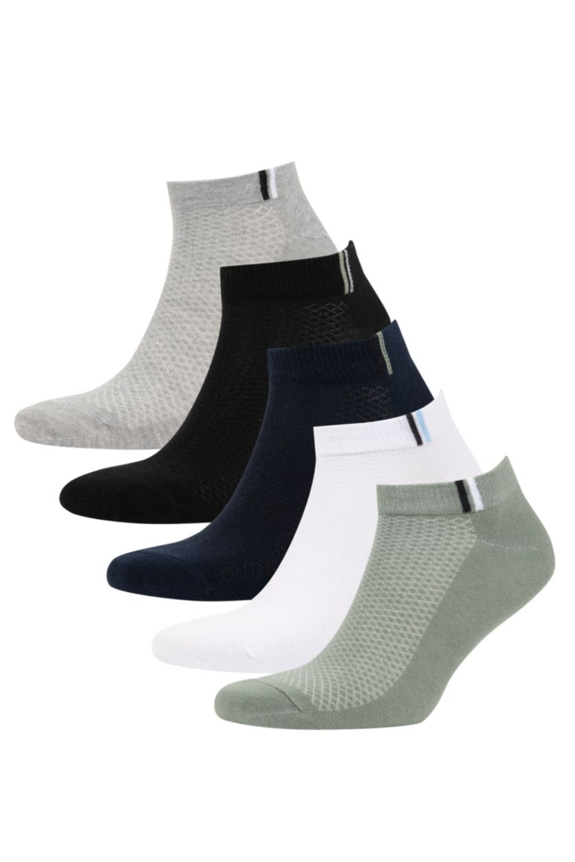 MAN MIXED 5 Piece Cotton Short Socks