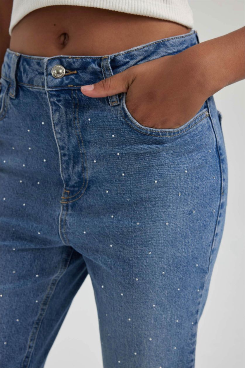 WOMAN Blue Mary Vintage Straght Fit High Waist Jeans