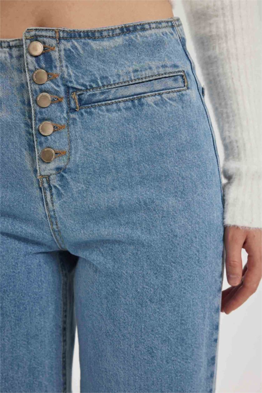 WOMAN Light Blue Denim Trousers