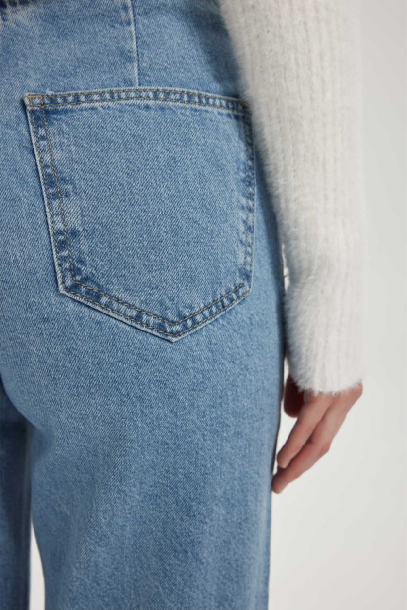 WOMAN Light Blue Denim Trousers