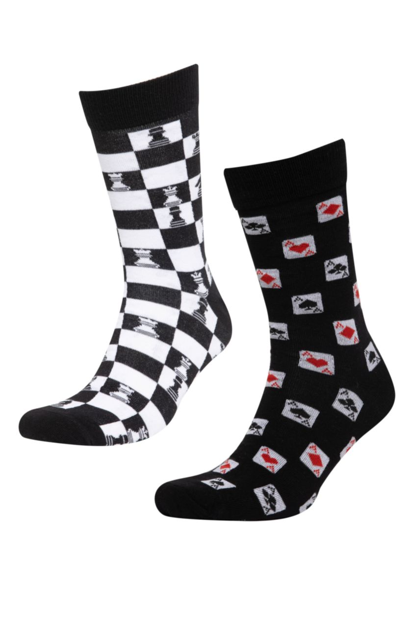 MAN Black Man 2 piece Funny Socks