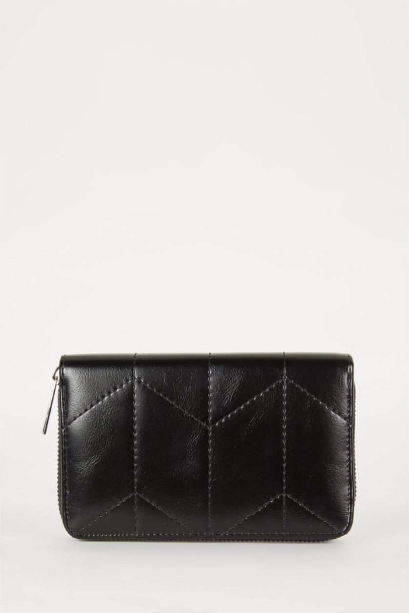 Kadın Siyah Kadın Suni Deri Bozuk Para Çantası