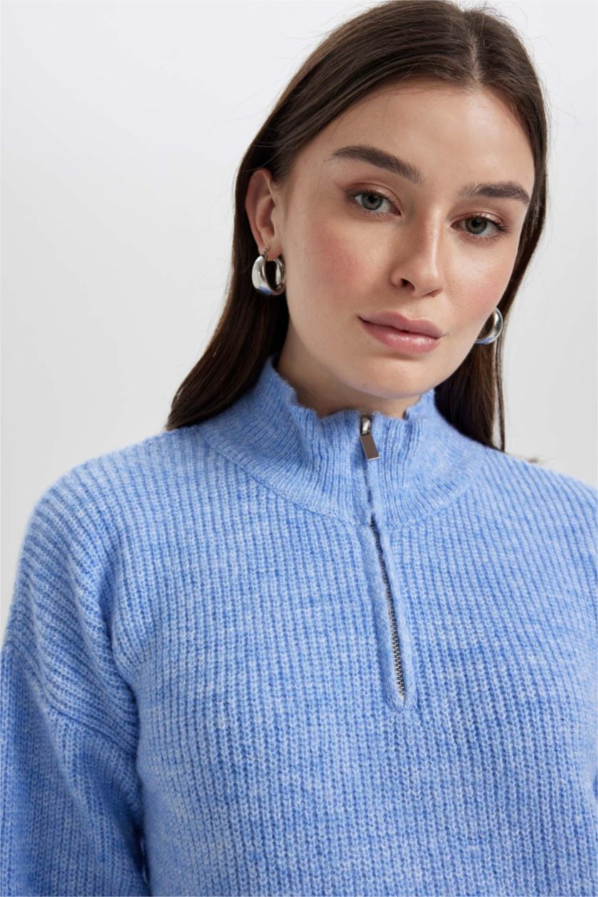 Women Blue Regular Fit Tunic
