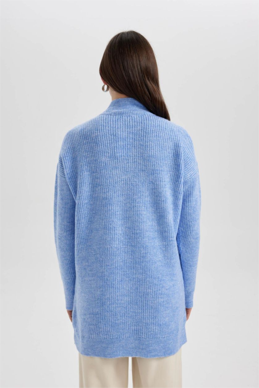 Women Blue Regular Fit Tunic