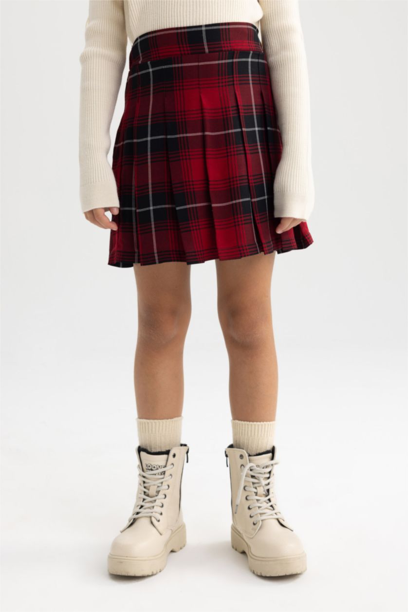 GIRLS & TEENS Bordeaux جيبة بقصة A