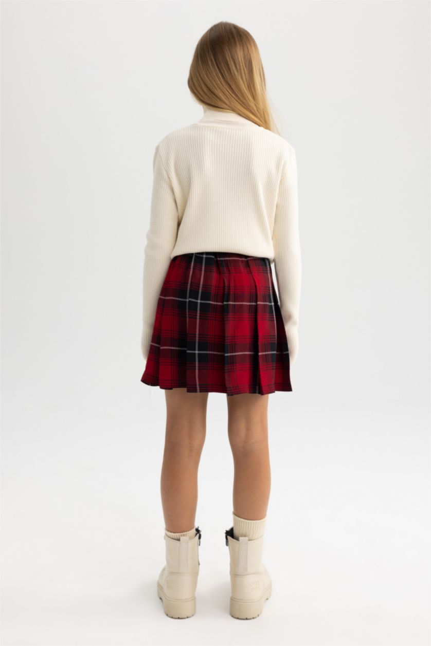 GIRLS & TEENS Bordeaux جيبة بقصة A
