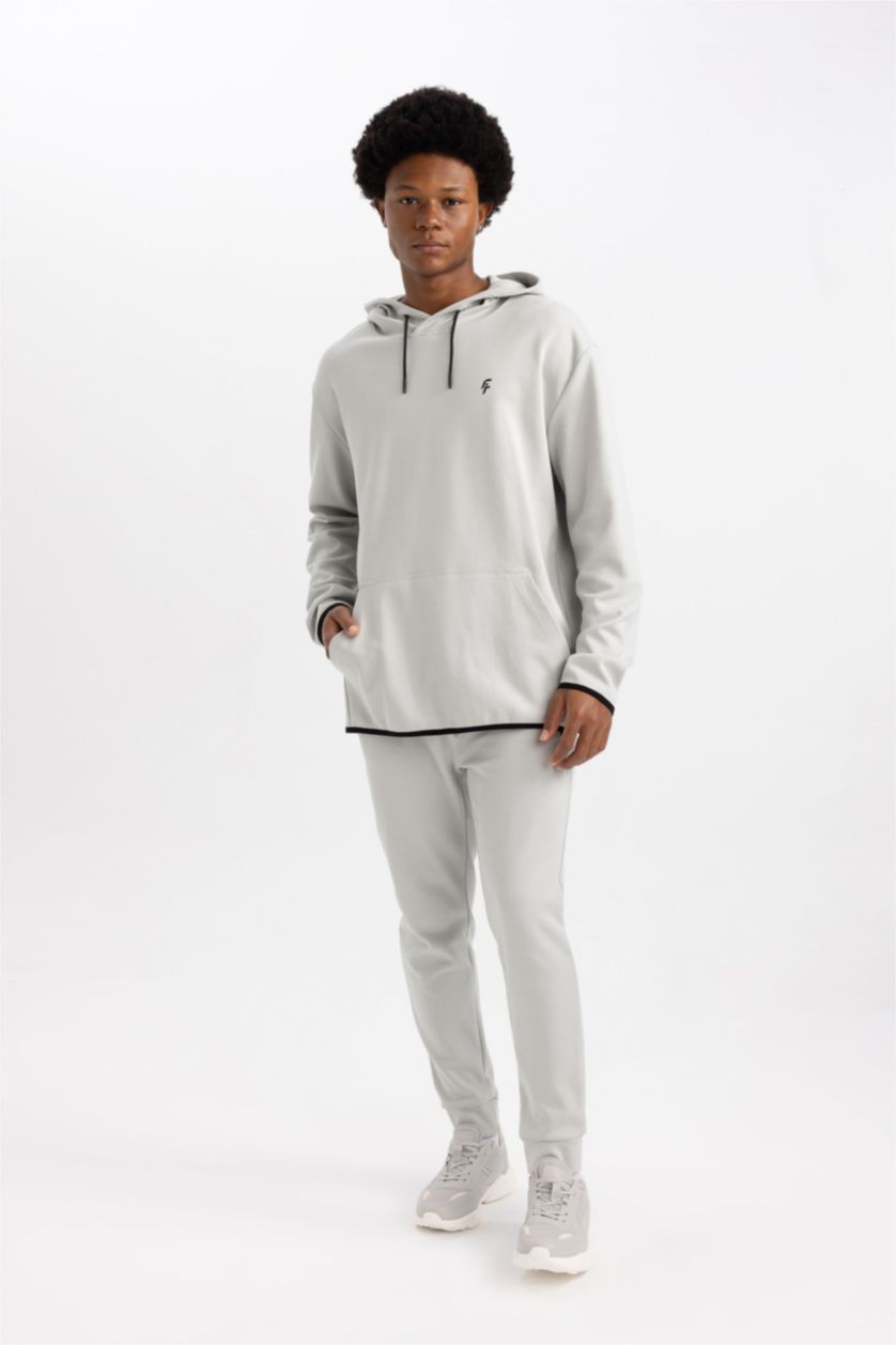 HOMME Gris Clair Coupe slim raccourcie