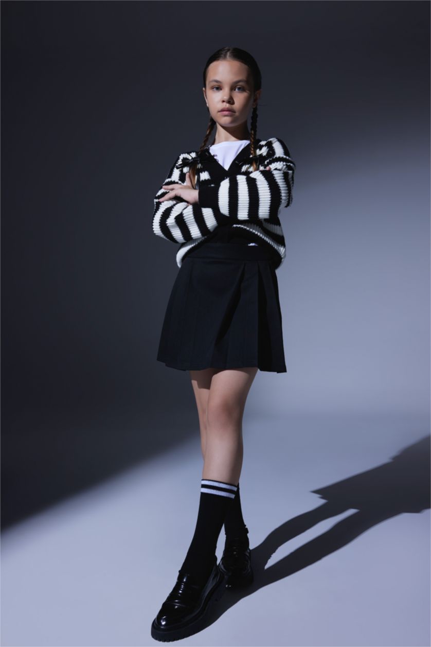 Girls & Teens Black Girl Regular Fit Skirt