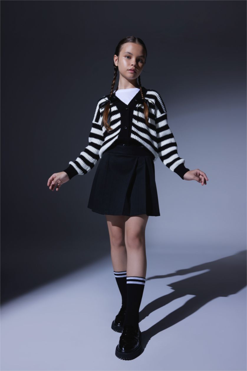 Girls & Teens Black Girl Regular Fit Skirt