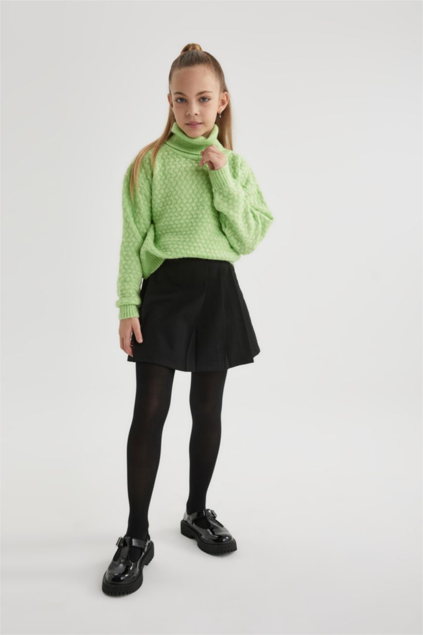 Girls & Teens Black Girl Regular Fit Skirt