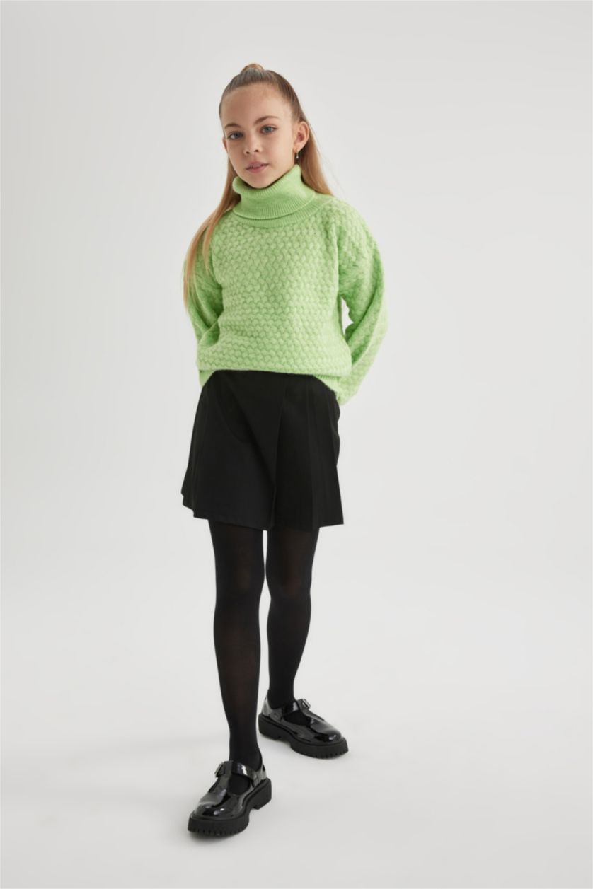 Girls & Teens Black Girl Regular Fit Skirt