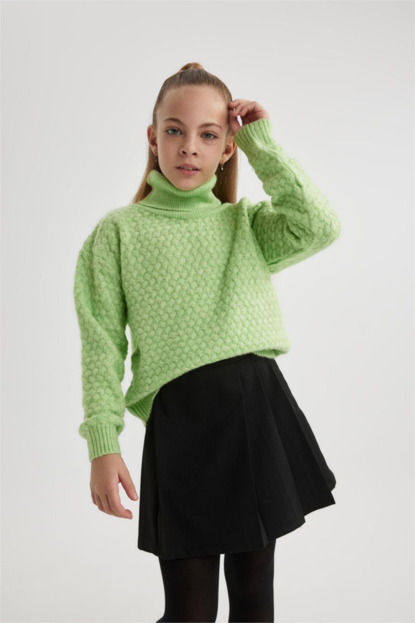 Girls & Teens Black Girl Regular Fit Skirt